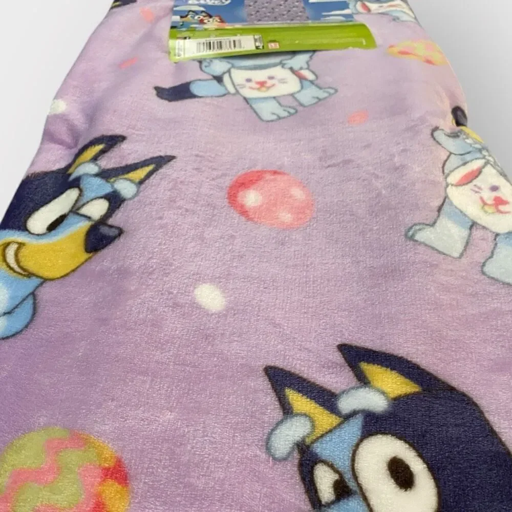 Disney Bluey Easter 50”x70” Silk Touch Throw Blanket New with Tags (b) New